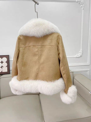 Winter Faux Fur Bomber Jacket