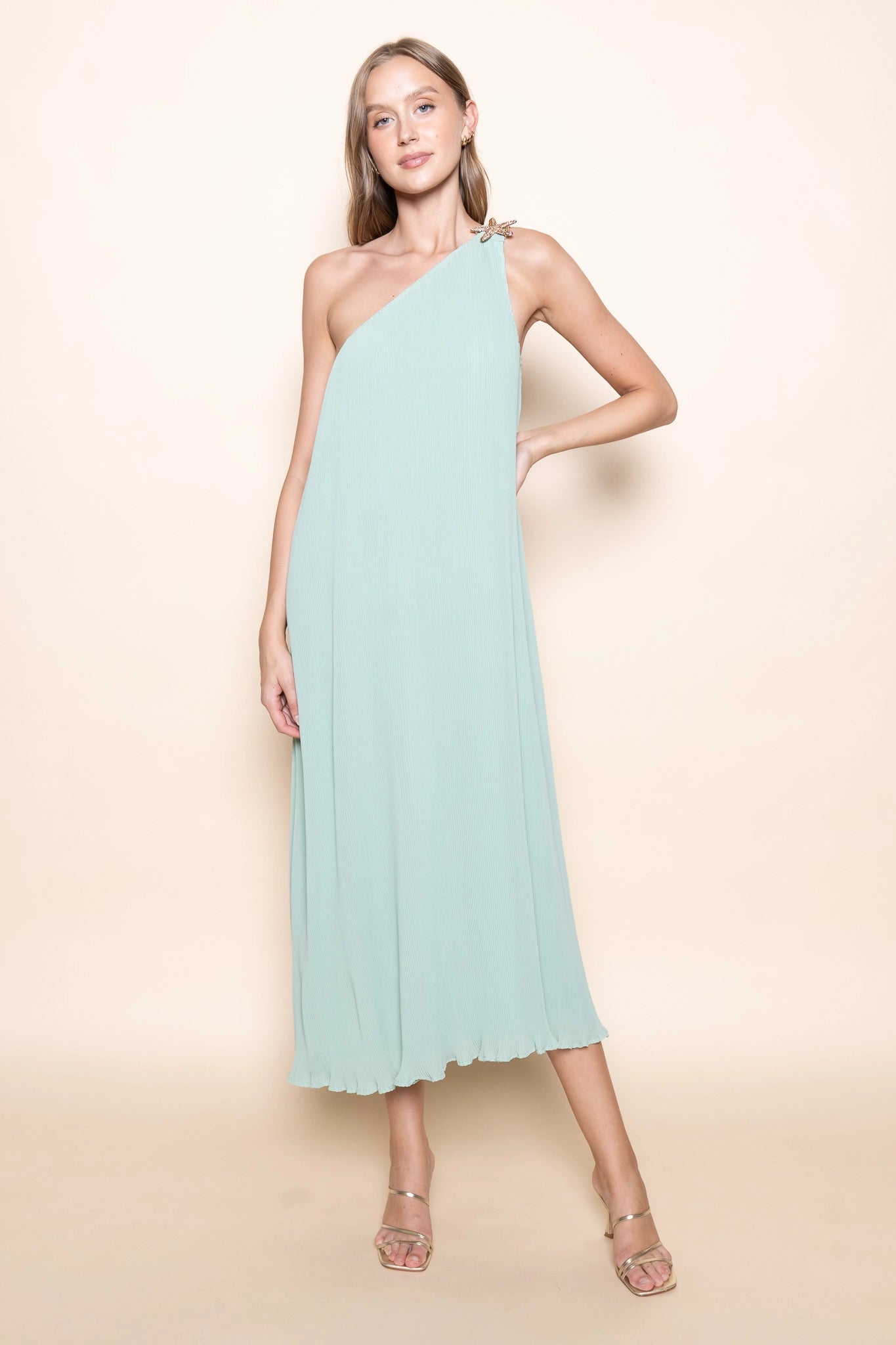 One Shoulder Starfish Dress