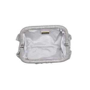 Irina Silver evening bag