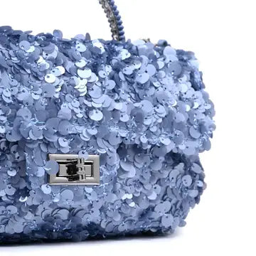 Ella evening bag in light blue