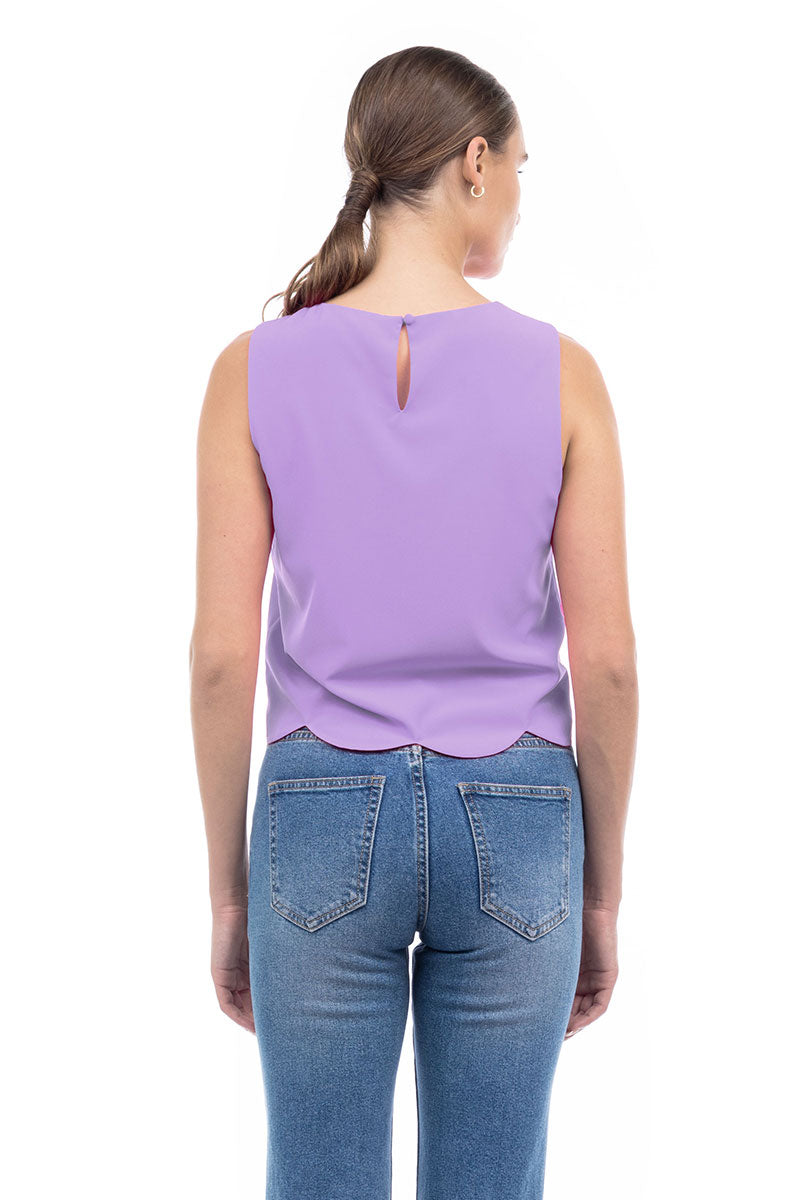 Scallop Blouse