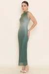 Mesh Ombré Green Midi