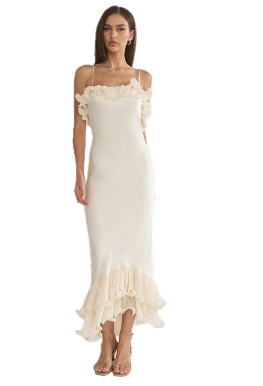 Ruffle Midi Dress