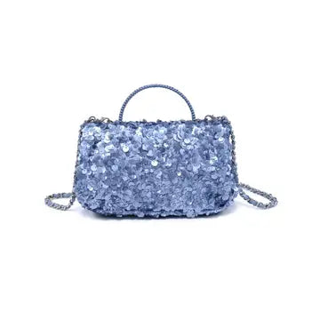 Ella evening bag in light blue