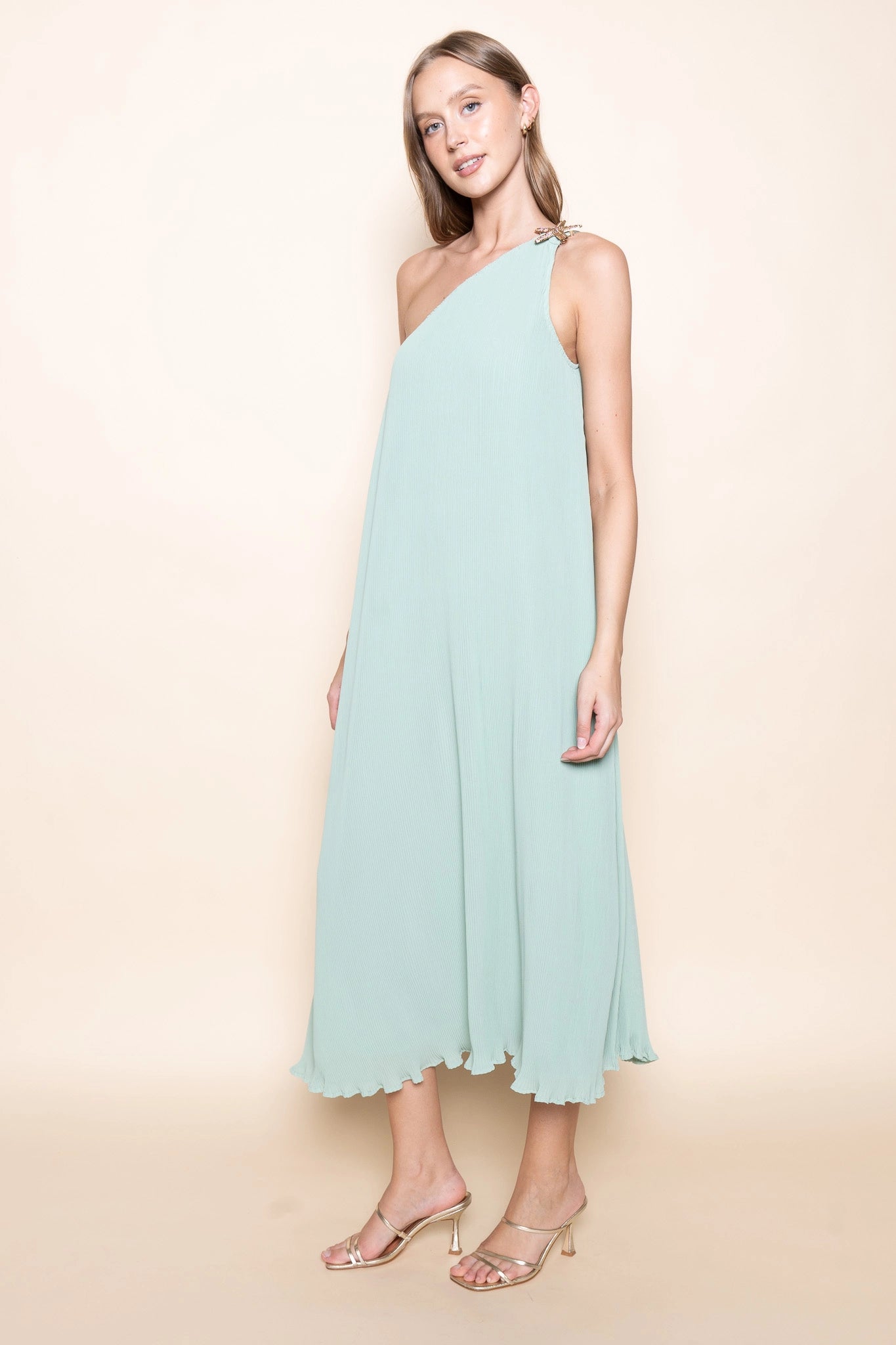 One Shoulder Starfish Dress