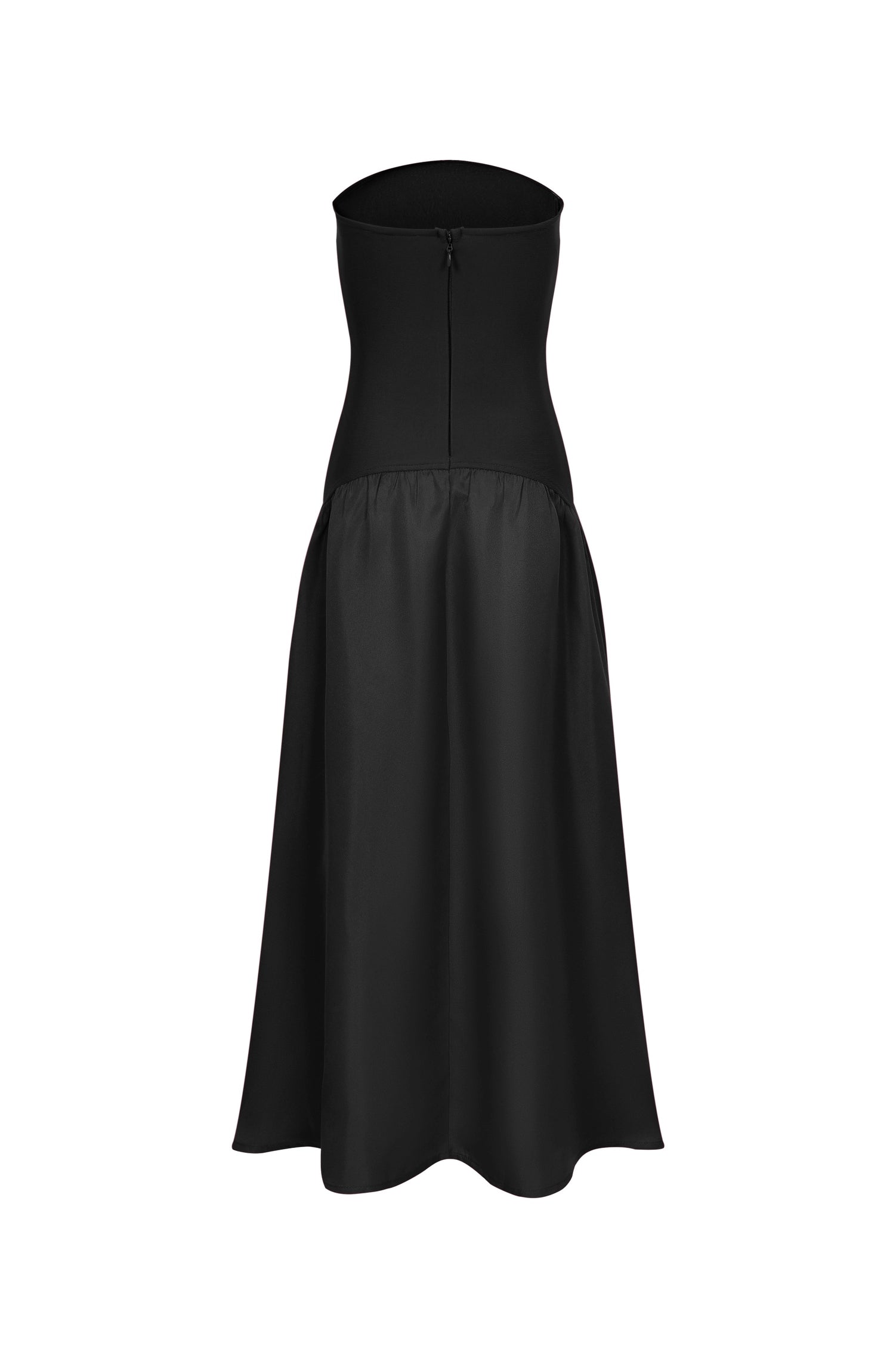 Black Drop Waist Dress
