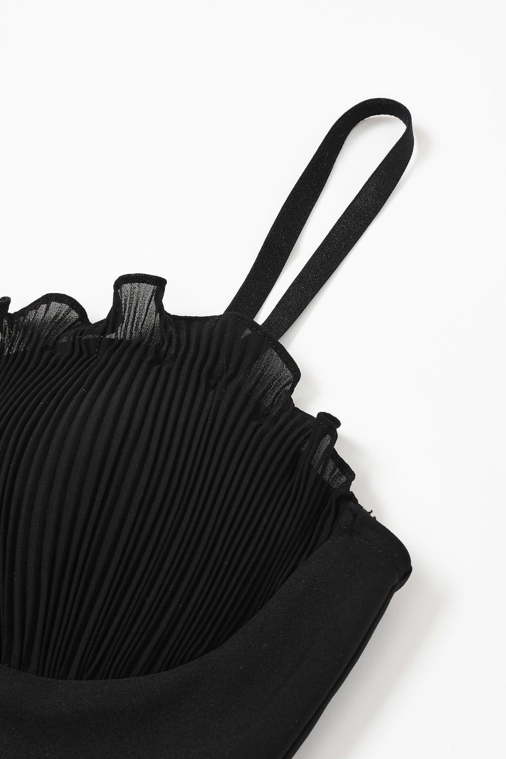 Little Black Ruffle Dress