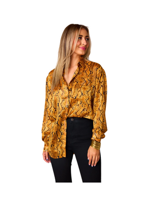 Portia Snake print blouse
