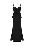 Little Black Ruffle Dress