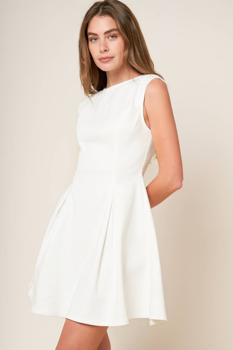 Simple and Chic white dress