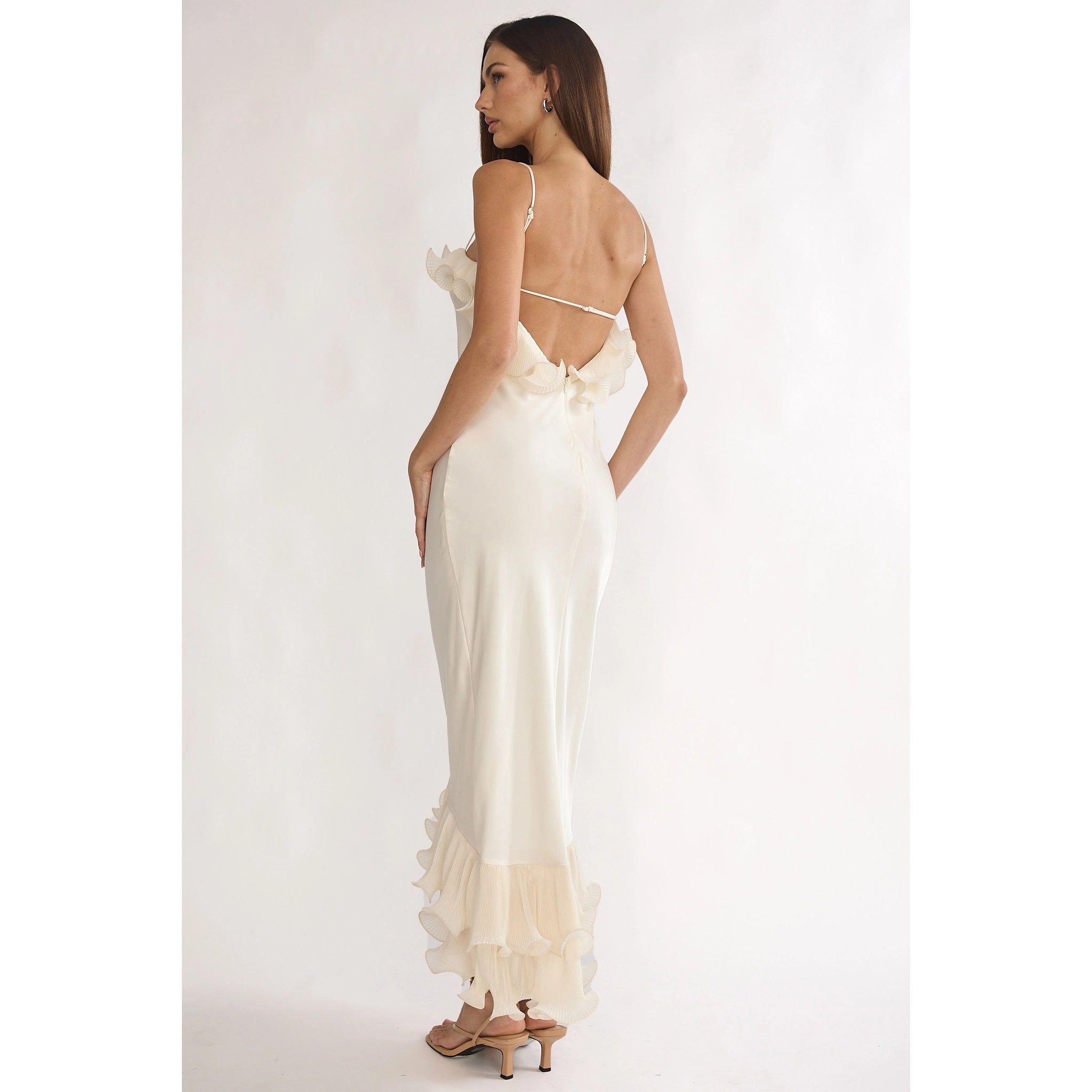 Ruffle Midi Dress