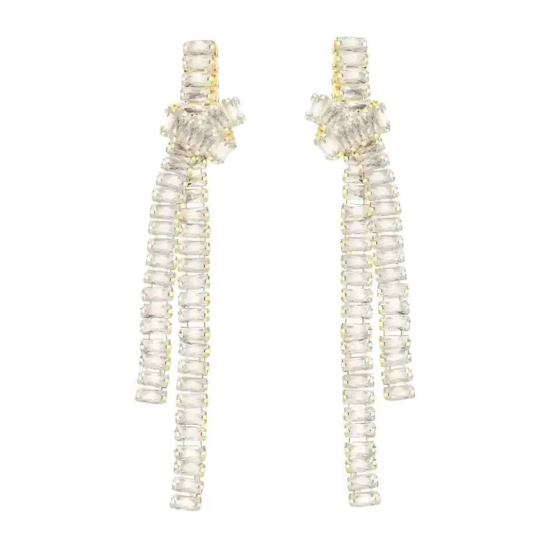 CZ Knot earrings