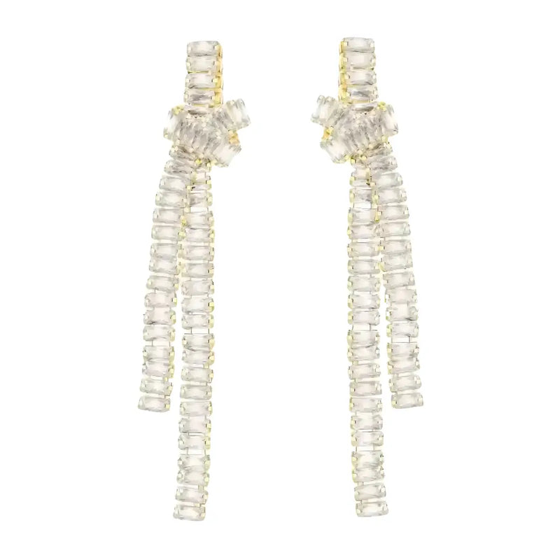 CZ Knot earrings