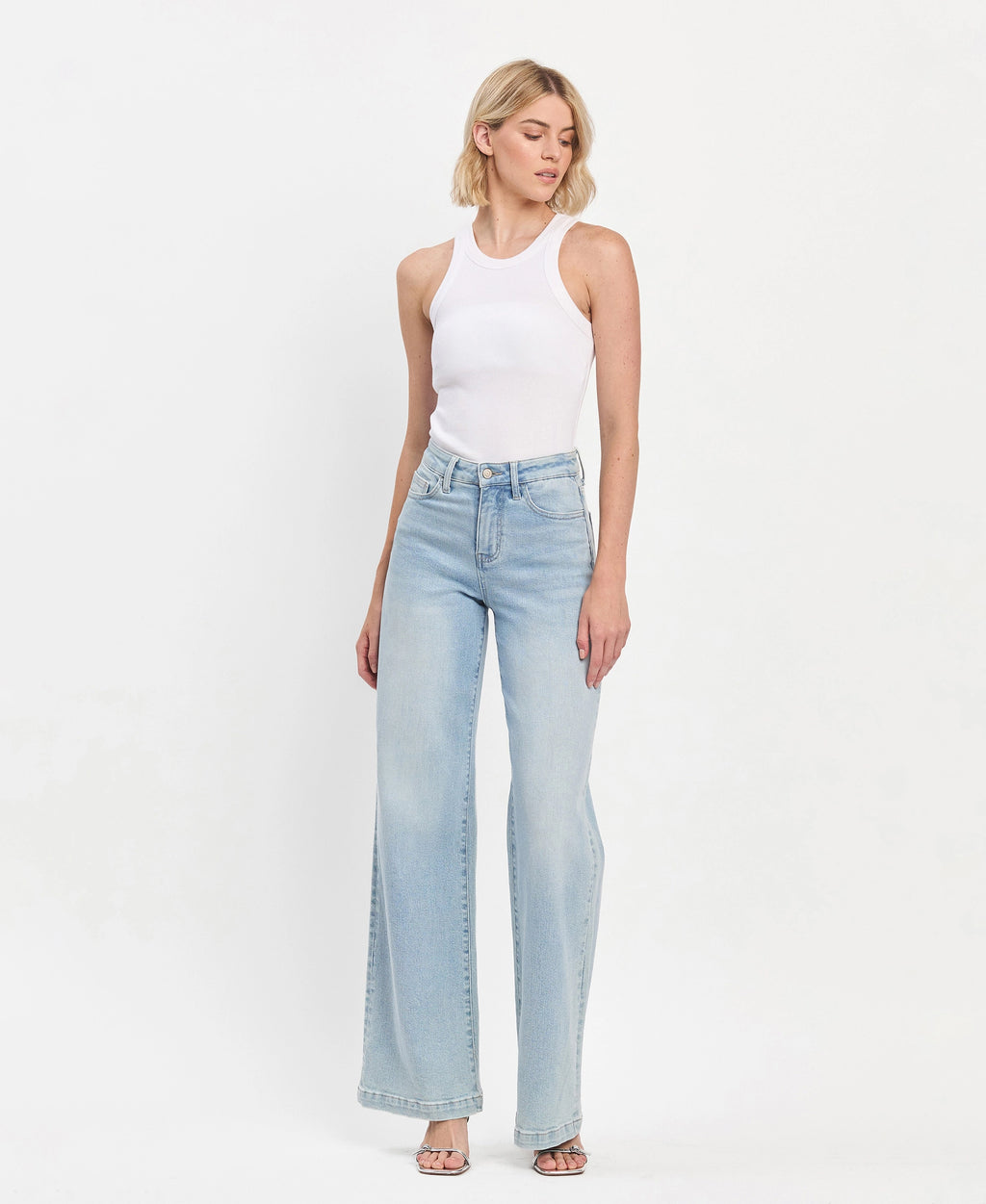High Rise Full Length Denim