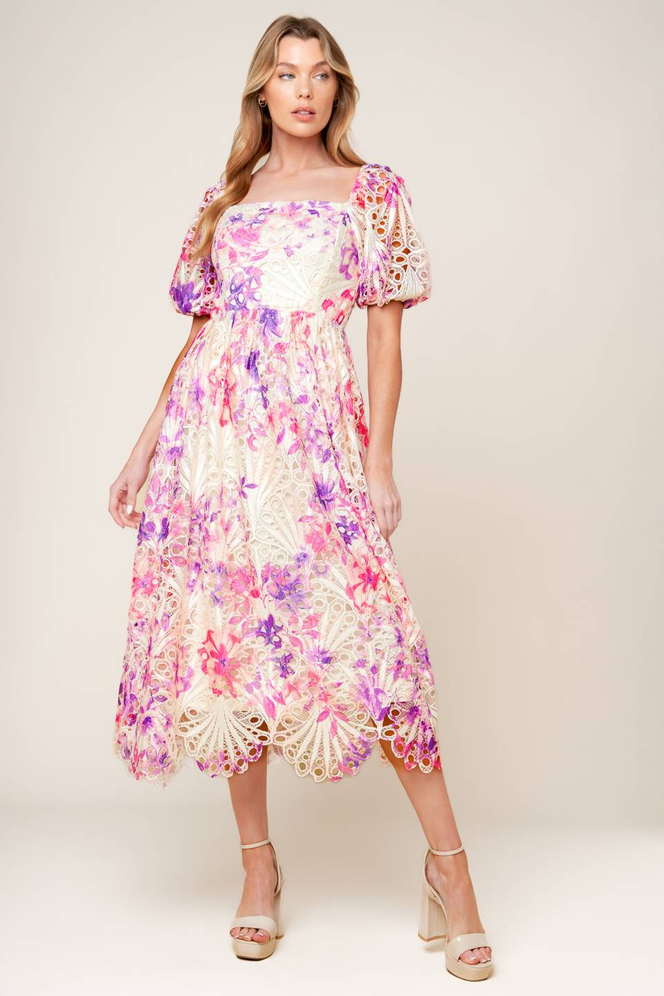 Lace Midi Dress
