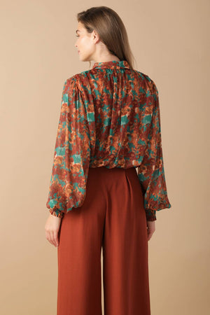 Woven Fall Blouse