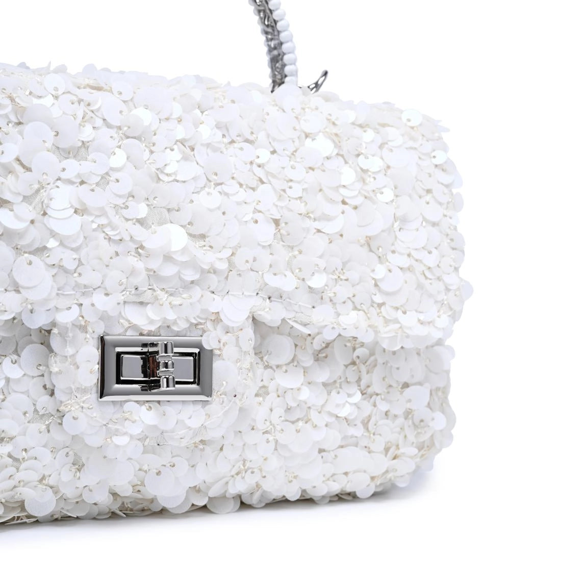 Ella Evening Bag in white