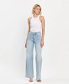 High Rise Wide Leg Denim