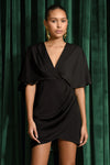 Julia Cape Black Dress