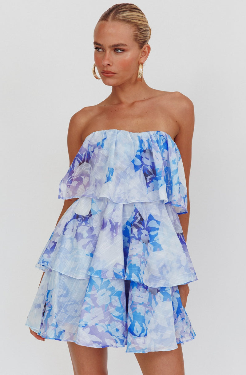 Chiffon Ruffle Dress