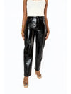 Metallic black Flare Pant