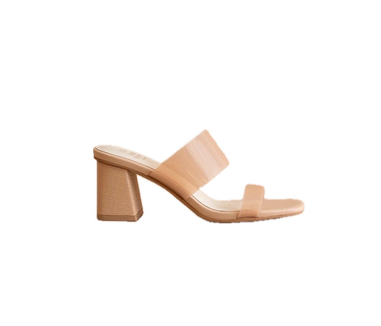 Nude Clear Heel