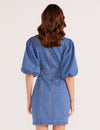 Denim Belted Dress