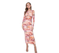 Mesh Floral Dress