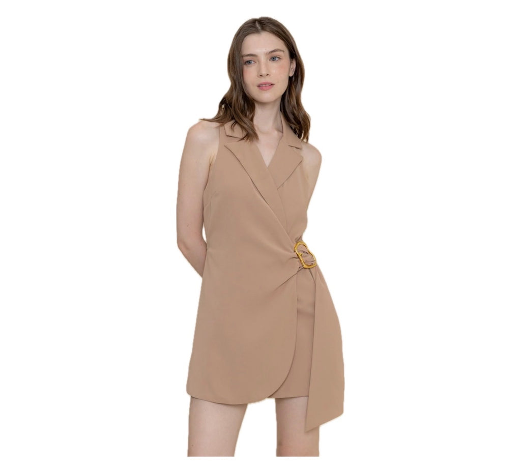 Taupe Romper