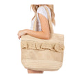 Crochet Ruffle Tote
