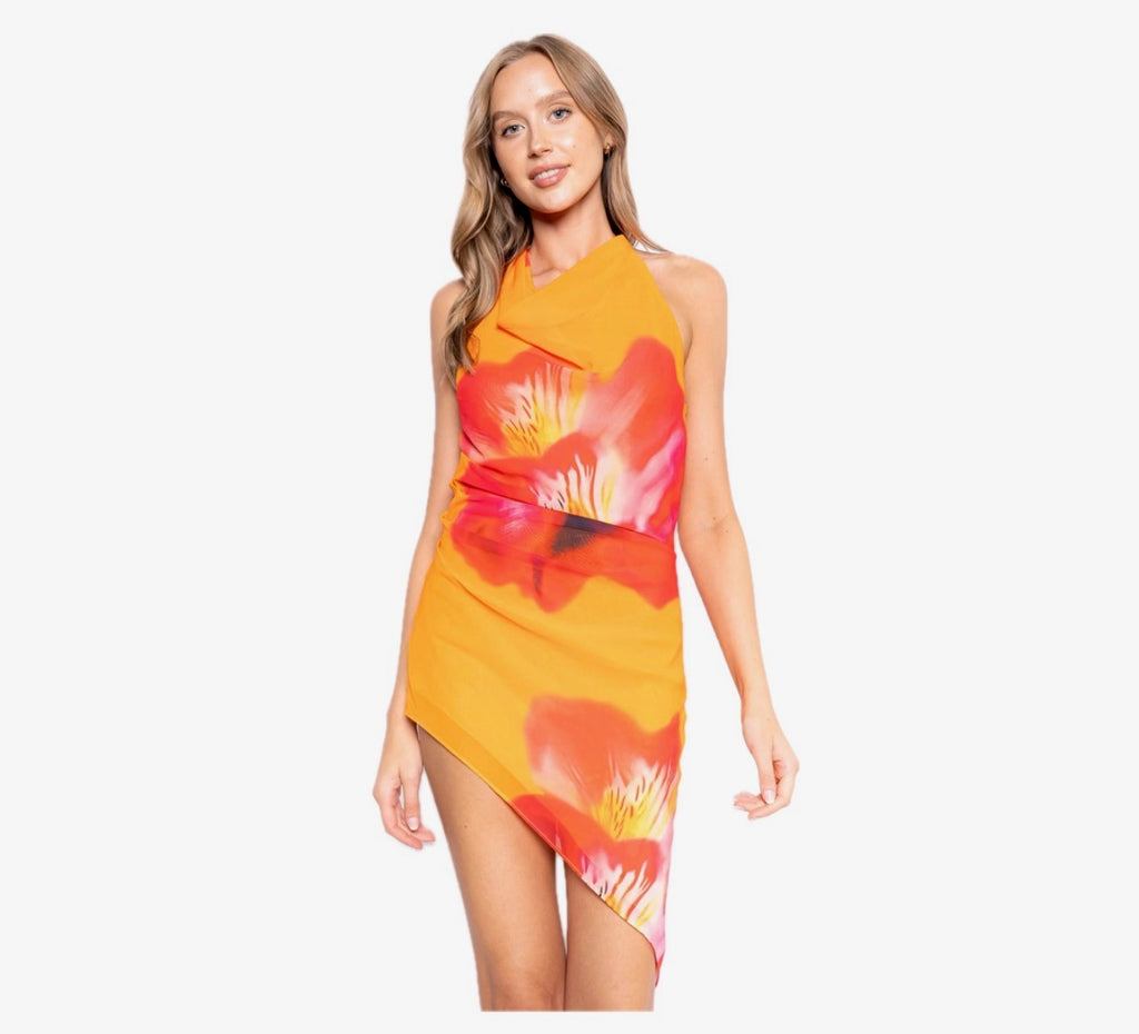 Resort Floral Dress