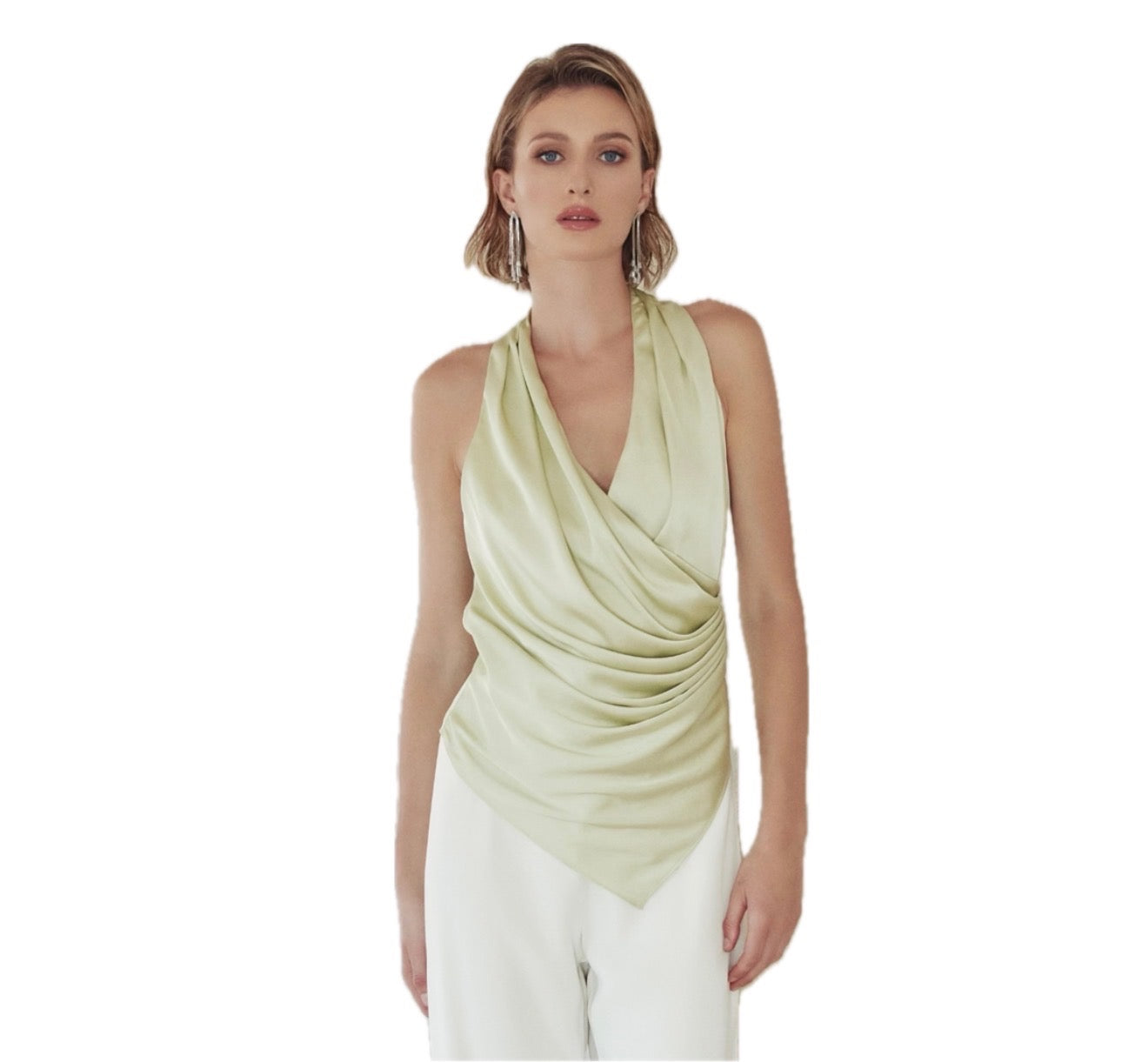 Light Green Halter Top