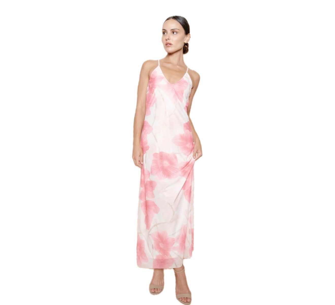 Light Pink Floral Dress