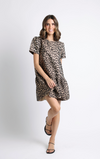 Ruffle Leopard Dress