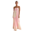 Strapless Floral Maxi