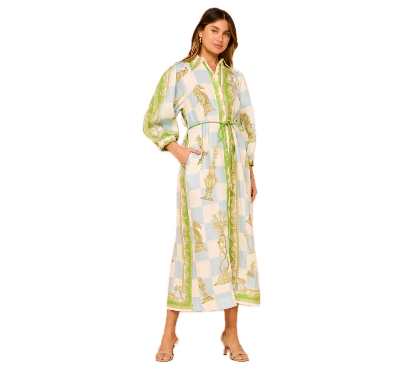 Versace Print Dress