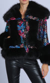 Faux Fur Sequin Jacket