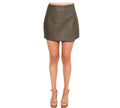 Leather Mini Skort