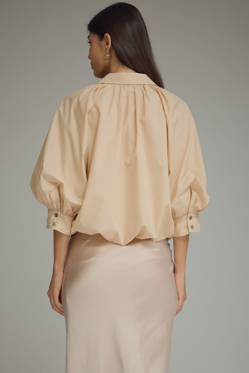 Ecu Puff Sleeve Blouse