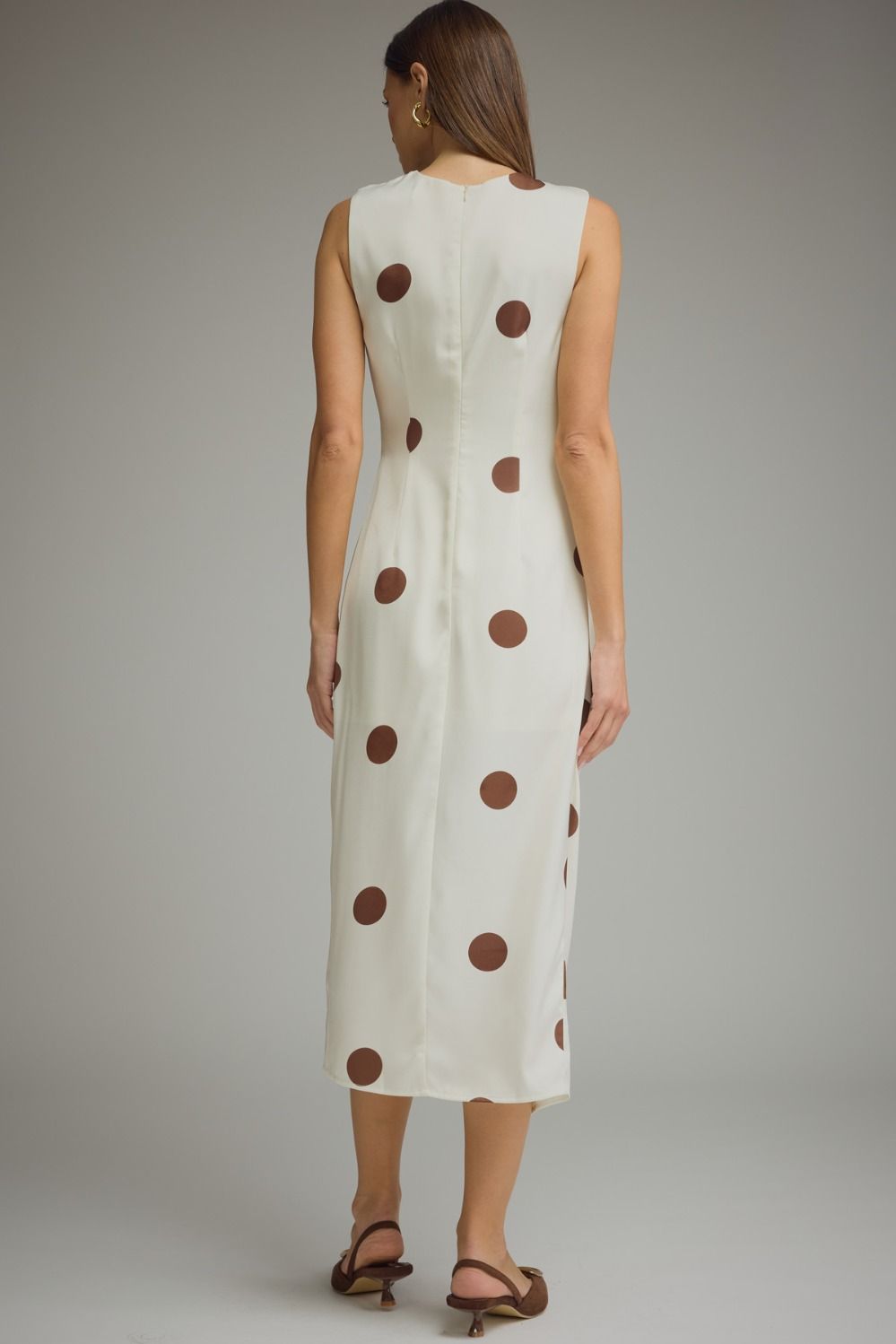 Cream Polka Dot Dress