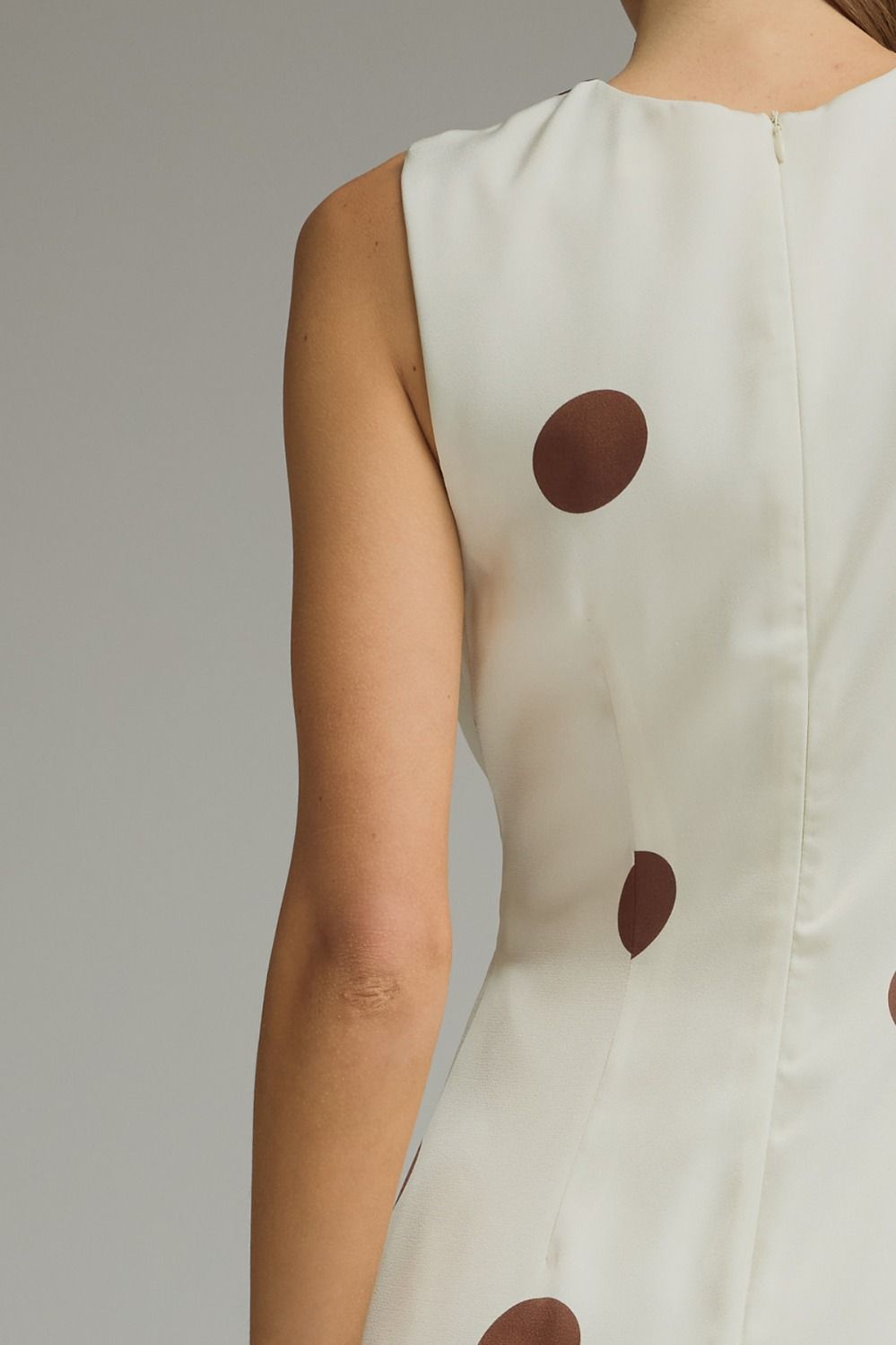 Cream Polka Dot Dress