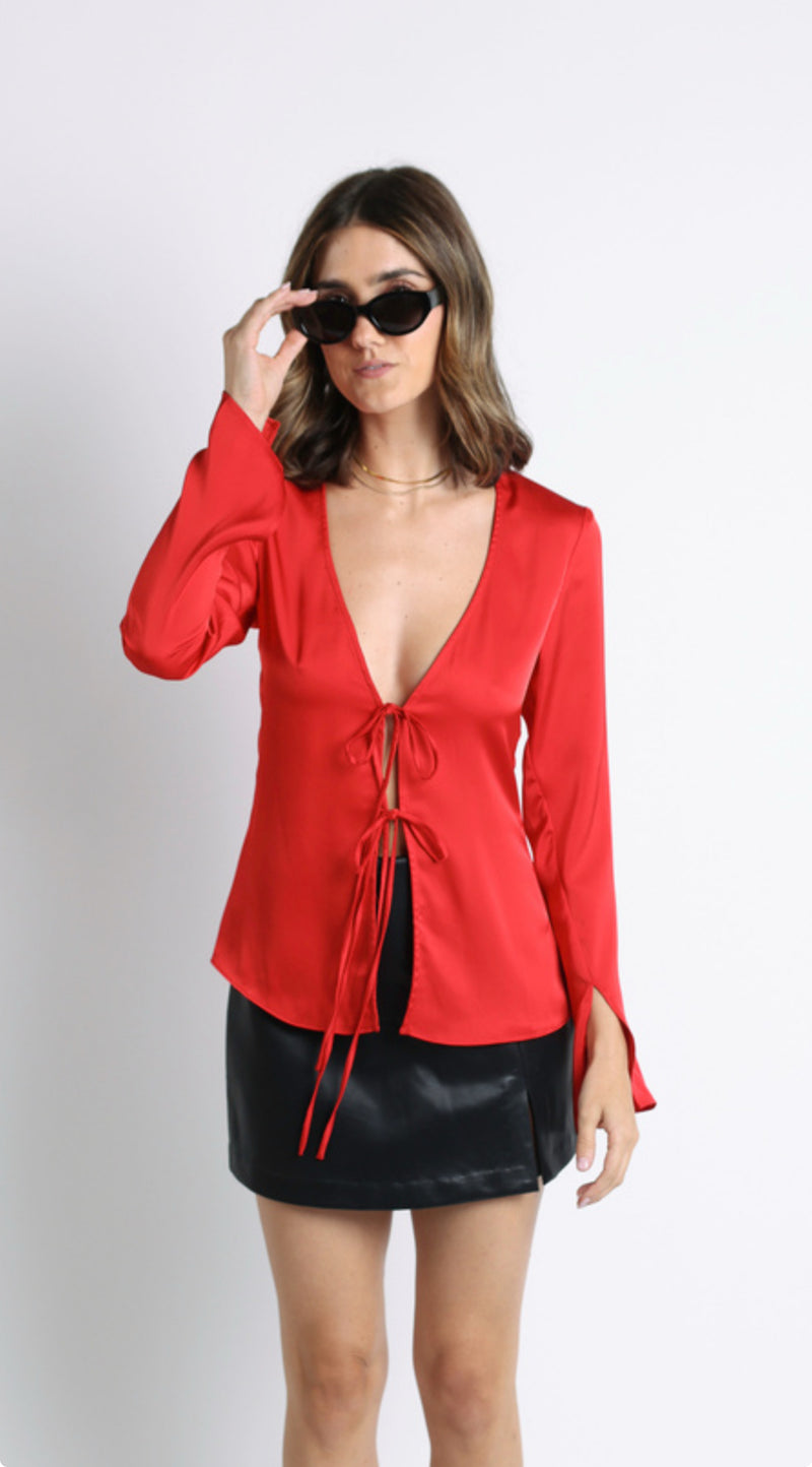 Lucy Blouse in Red