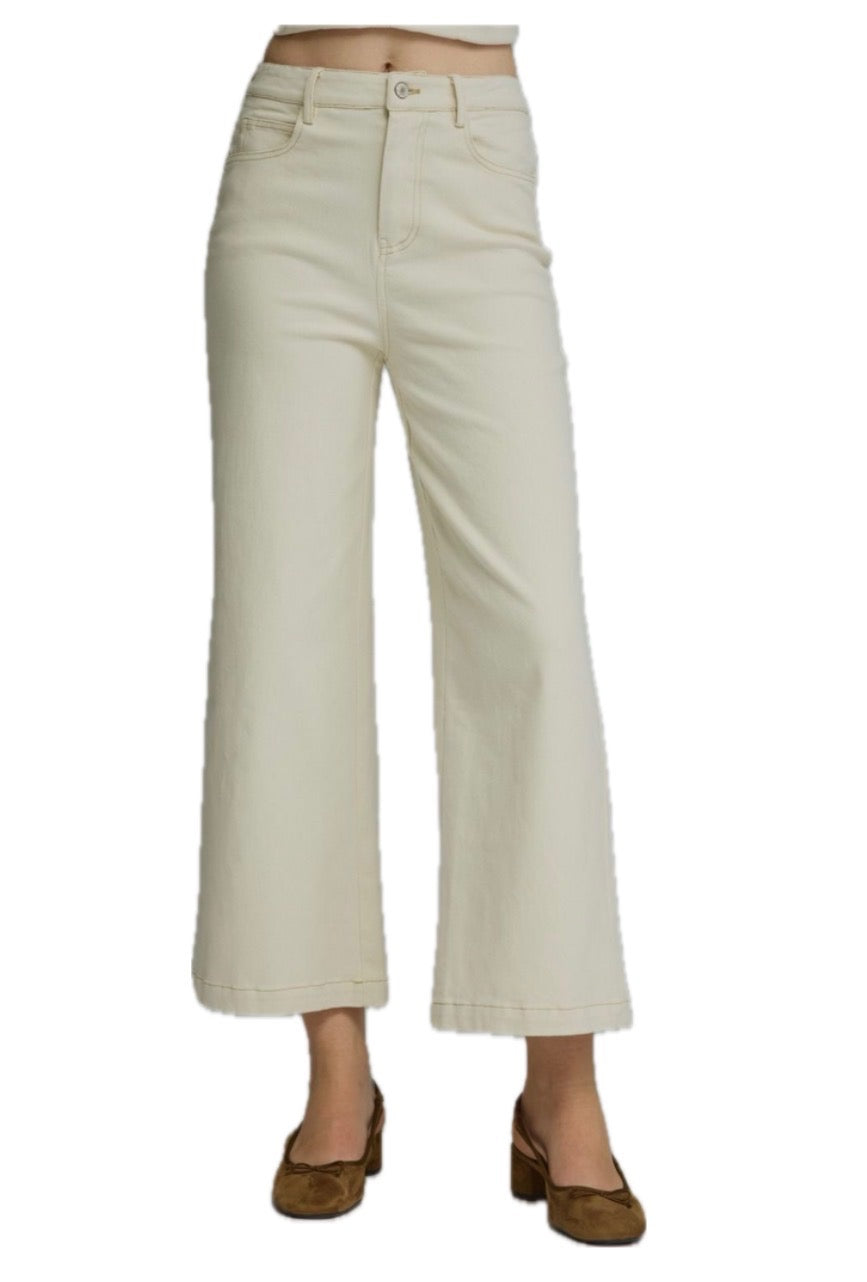 Solid Cropped pants