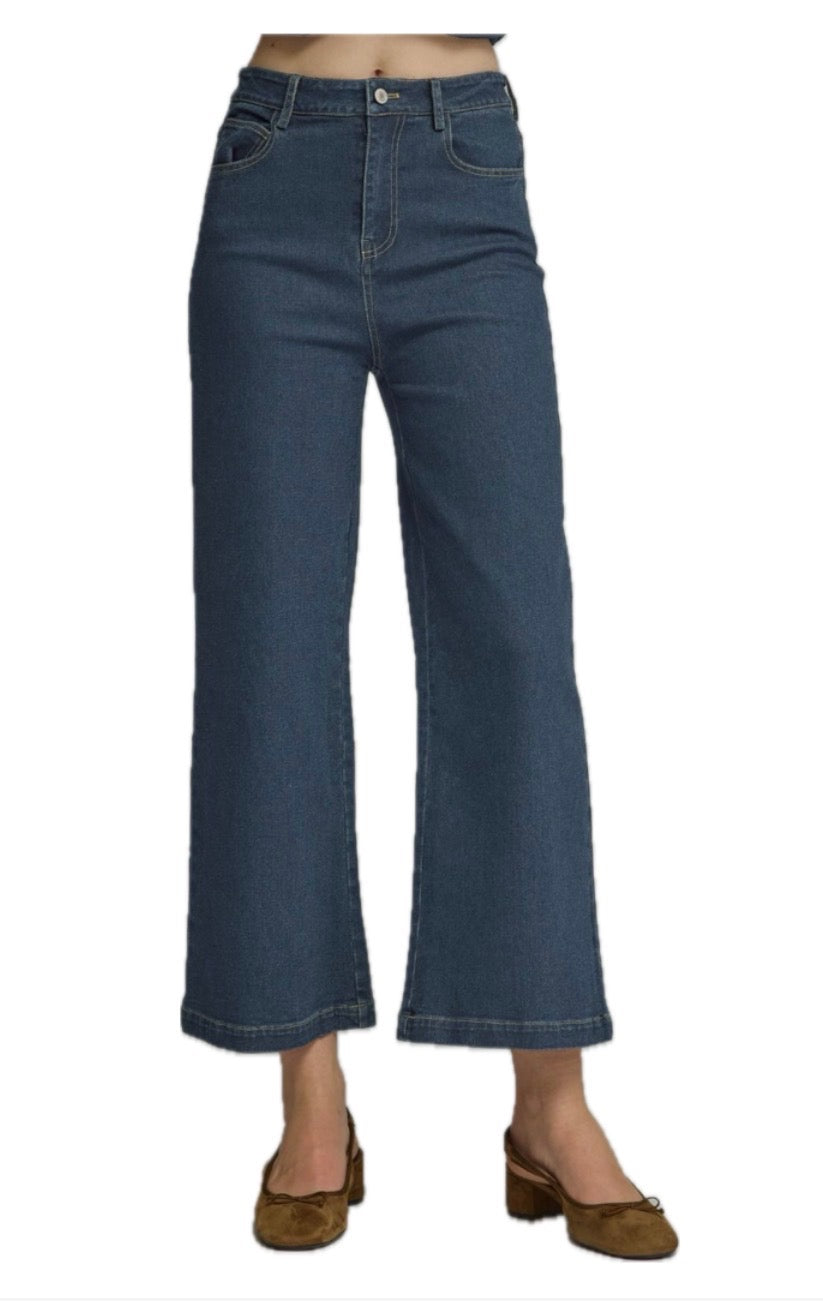 Solid Crop Pants