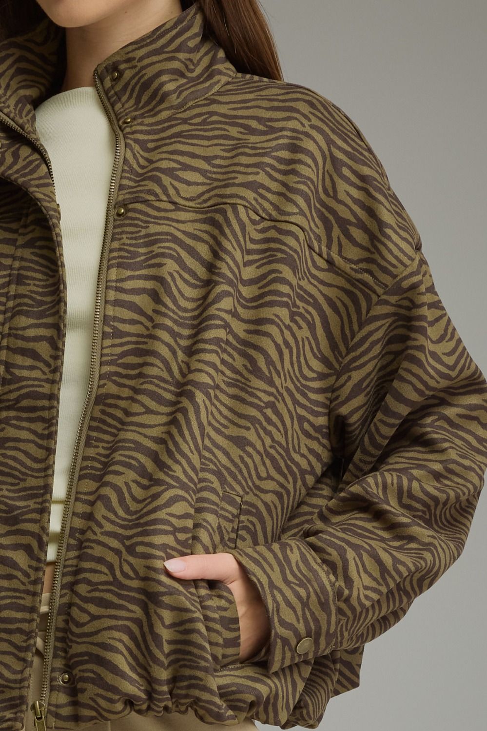 Olive Zebra Jacket