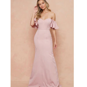 Blush off the Shoulder Formal