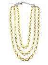 3 Tier Chain Necklace Gold or Silver