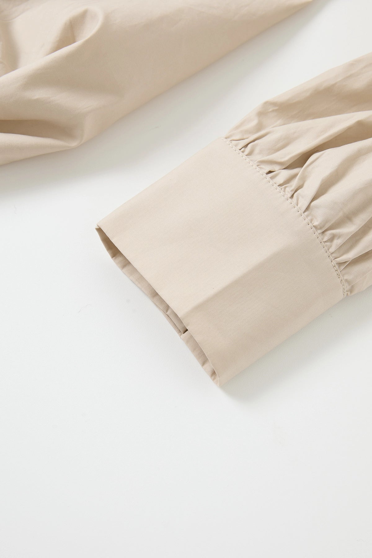 Woven Bubble High Low Shirt