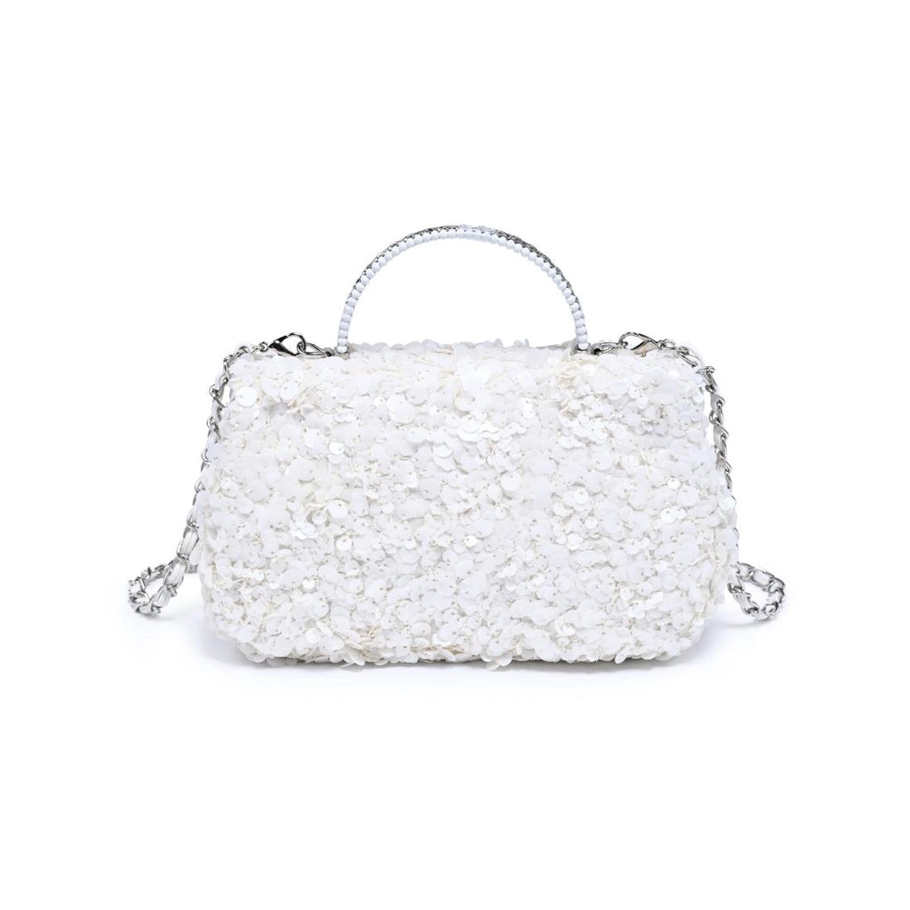 Ella Evening Bag in white