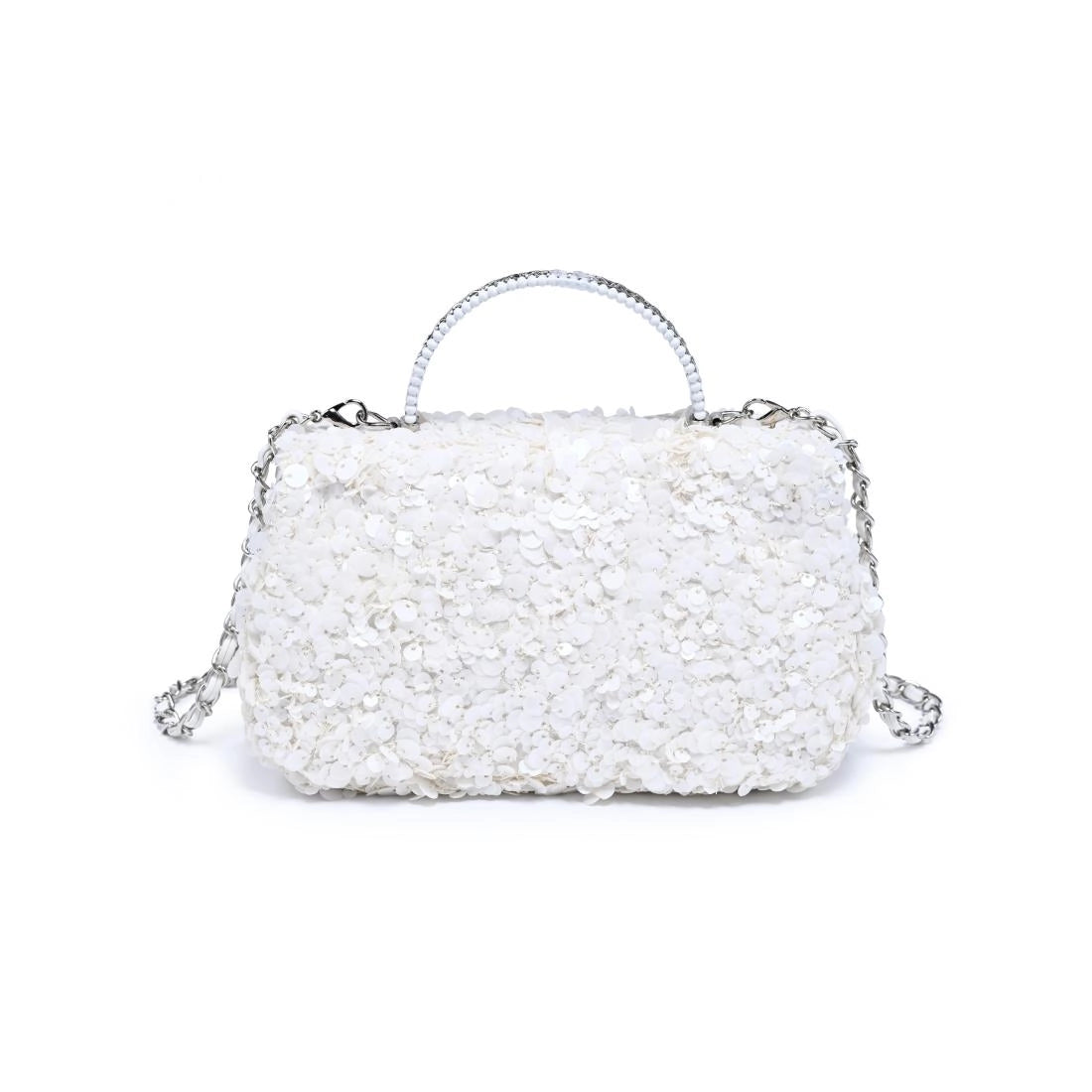 Ella Evening Bag in white